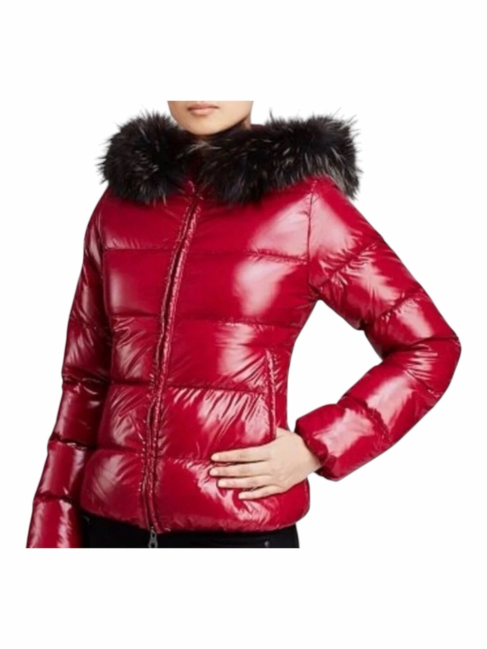 Duvetica Adhara Puffer Jacket with Fur Hood